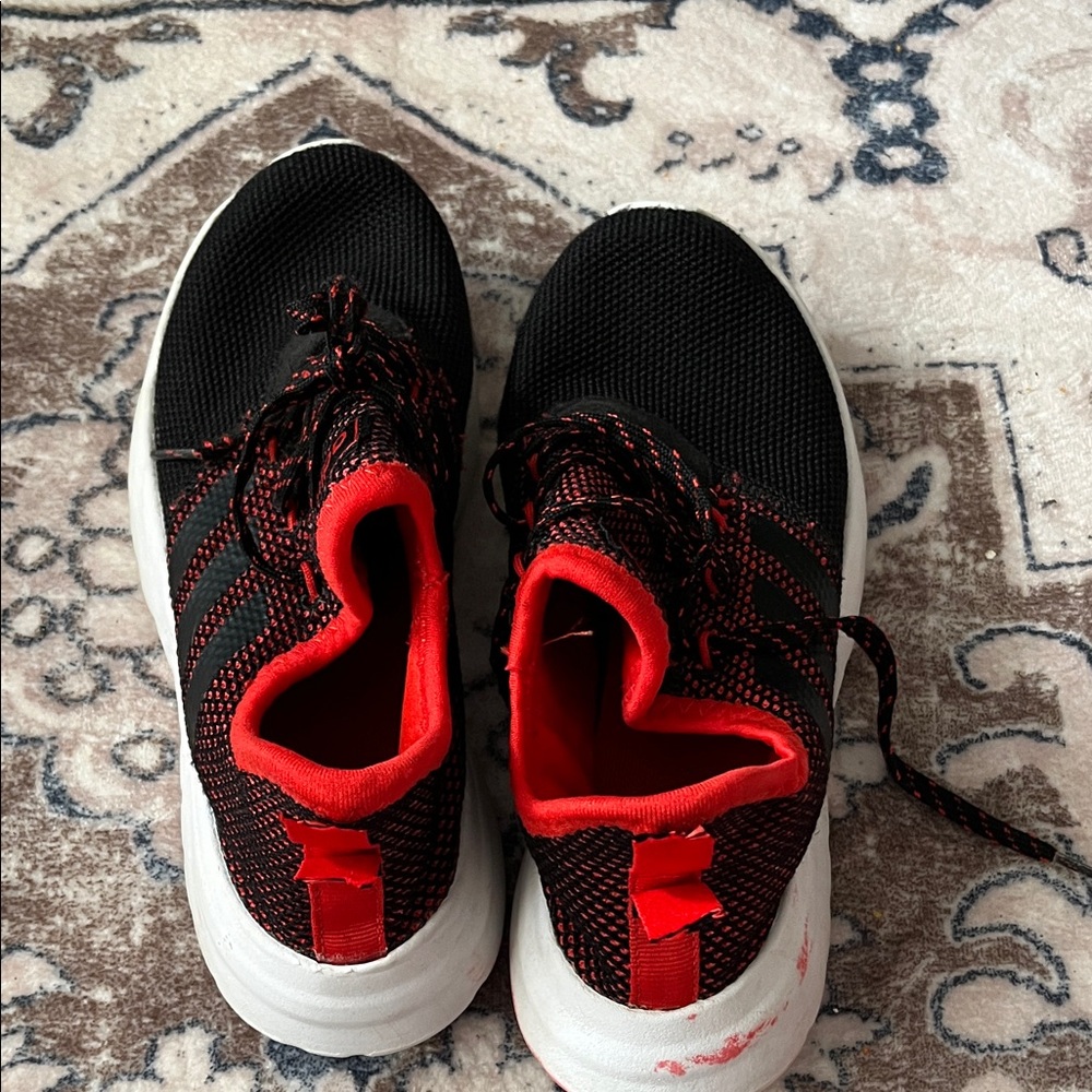 adidas Kids Sneakers Black and Red